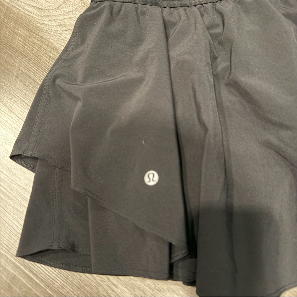 Lululemon Court Rival High Rise Skirt Black Size 10 - Picture 6 of 10